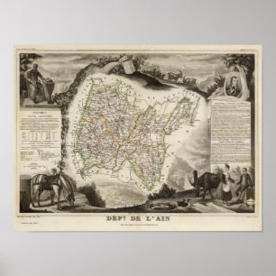 Póster Ilustraciones, paisajes