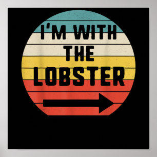 Póster Im Con El Traje Pareja De Halloween De Lobster