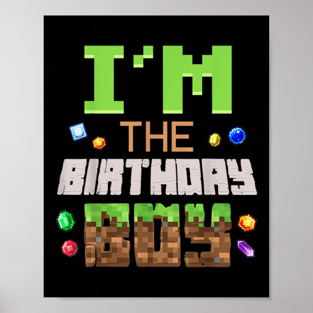 Póster Im El Número De Pixel Del Fiesta De Videojuegos De (Frente)