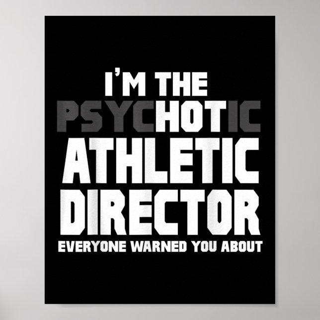 Póster Im El Psicótico (caliente) Director Atlético Funny (Frente)