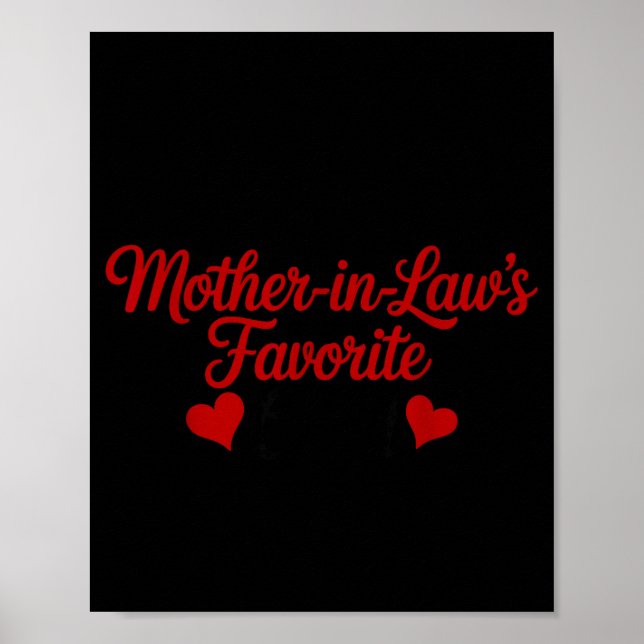 Póster I'm My Mother In Law's Favorite Child Daughter In  (Frente)