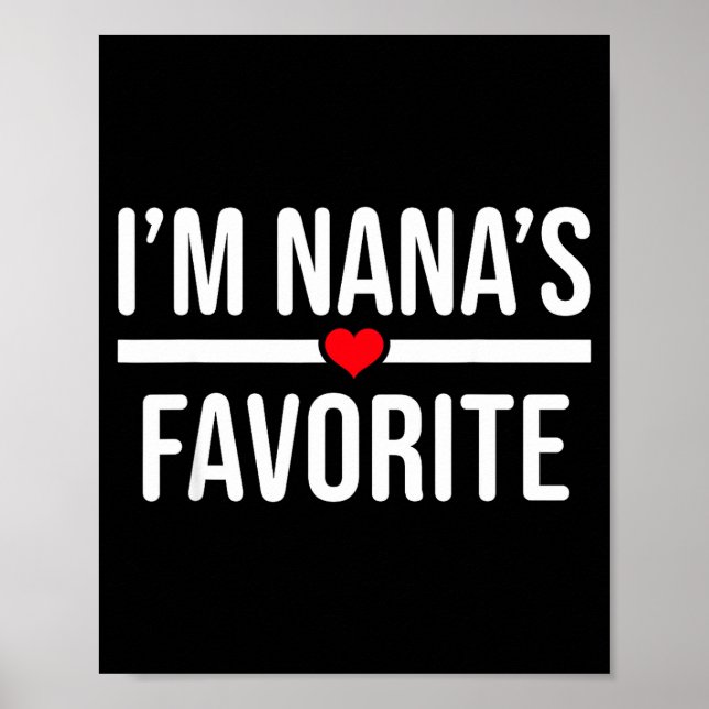 Póster I'm Nana's Favorite  (Frente)