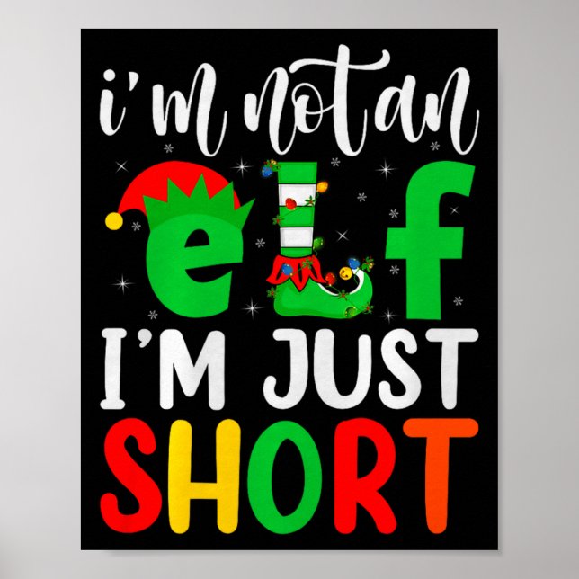 Póster I'm Not An Elf I'm Just Short Family Elf Squad Chr (Frente)