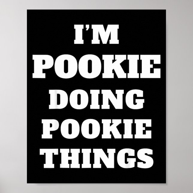 Póster I'm Okie Doing Okie Things Aesthetic Slang Viral G (Frente)