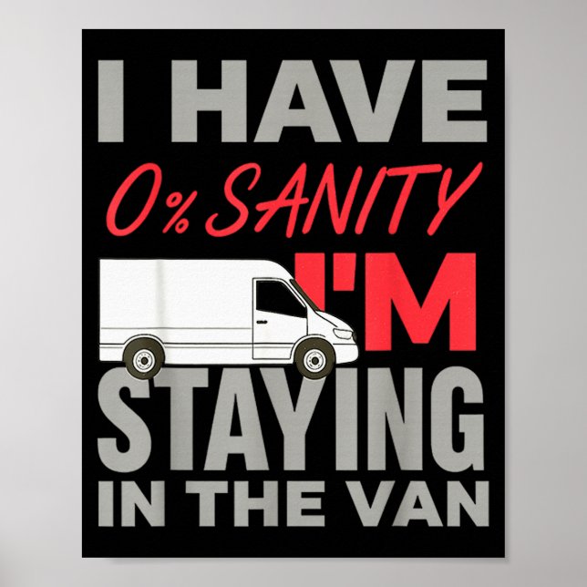 Póster Im Staying In Tha Van Funny Phasmophobia Mans Wome (Frente)