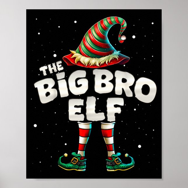 Póster I'm The Brother Elf Family Matching Group Christma (Frente)