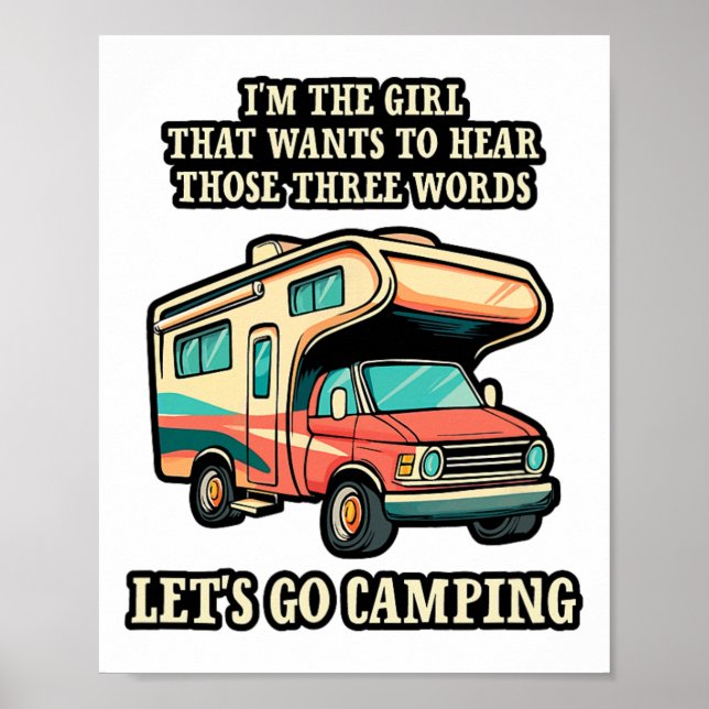 Póster I'm The Girl That Wants To Hear Those Three Words  (Frente)