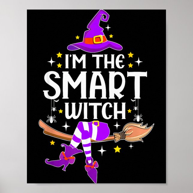Póster I'm The Smart Witch Halloween Matching Group Costu (Frente)