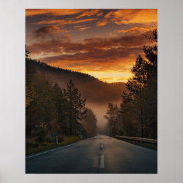 Póster Imagem de uma estrada