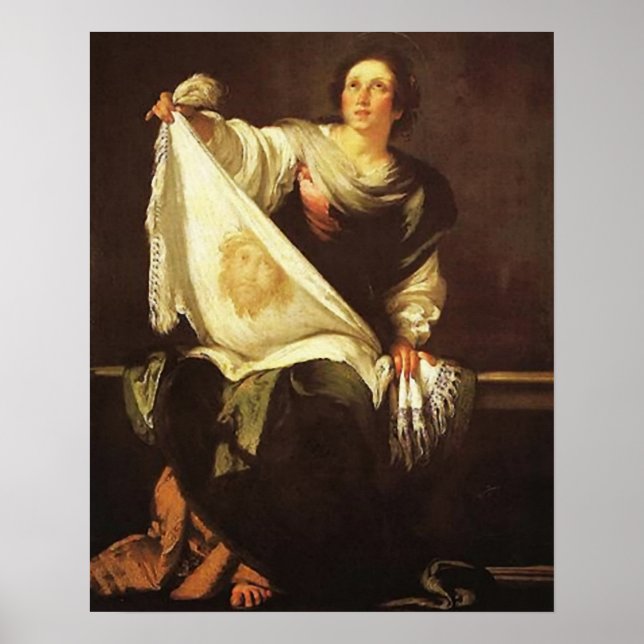 Póster Imagen 03B Poster del velo sagrado de San Verónica (Frente)