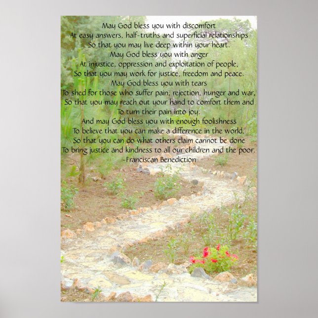 Póster Imagen 207a, que Dios te bendiga con incomodidad.. (Frente)