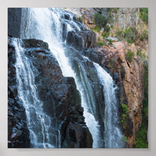 Póster Imagen abstracta de la cascada de Australia