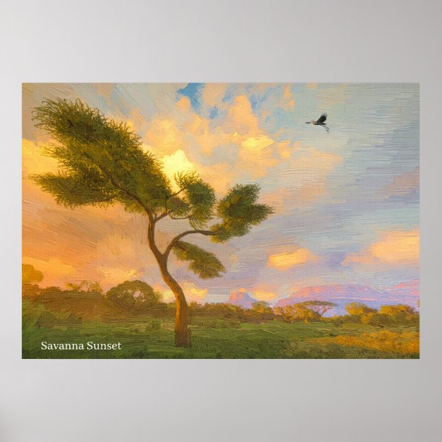 Póster Imagen africana para Poster (Frente)