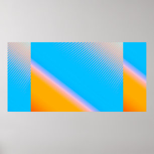 Póster imagen borrosa con diseño de colores degradados en