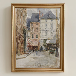 Póster Imagen callejera vintage imprimible