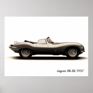Póster Imagen clásica del coche para el poster