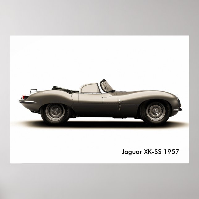 Póster Imagen clásica del coche para el poster (Frente)