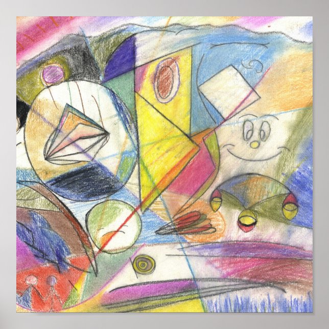 Póster imagen colorida (Frente)