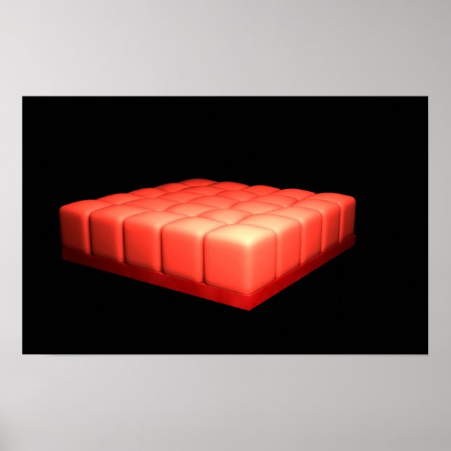 Póster Imagen Conceptual De La Epithelia Cuboidal Simple (Frente)