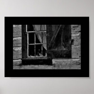 Póster Imagen curiosa de la ventana