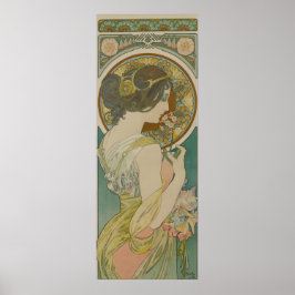 Póster Imagen de Alphonse Mucha