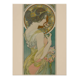 Póster Imagen de Alphonse Mucha (1899)