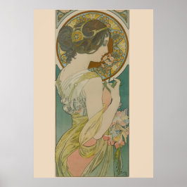 Póster Imagen de Alphonse Mucha (1899)