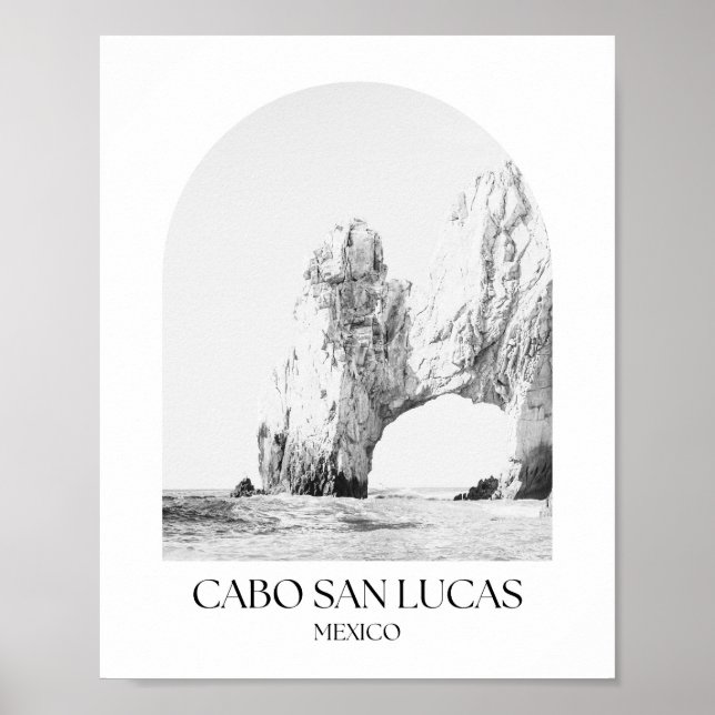 Póster Imagen de Arco de Cabo San Lucas México (Frente)