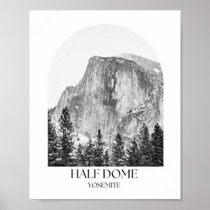 Póster Imagen de arco de media doma de Yosemite impresa