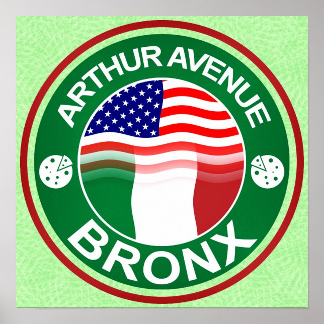 Póster Imagen de Arthur Ave Bronx Poster italiano-estadou (Frente)