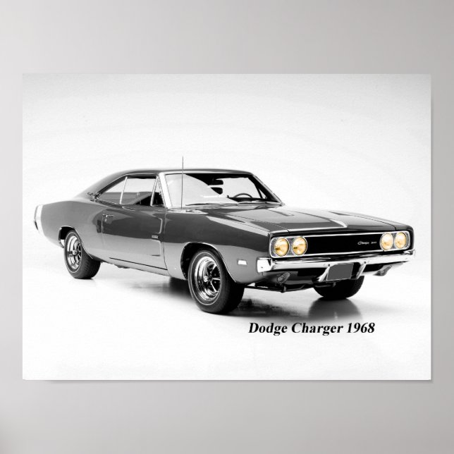 Póster Imagen de coches clásicos para Poster (Frente)