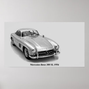 Póster Imagen de coches clásicos para poster