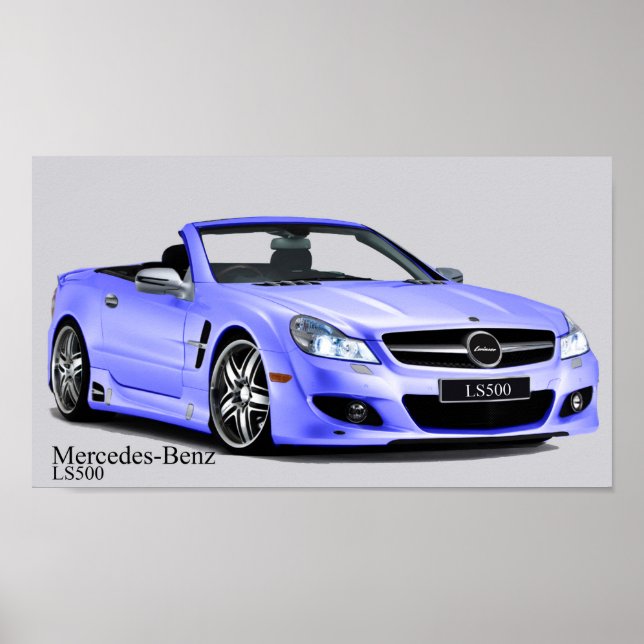 Póster Imagen de coches clásicos para poster (Frente)