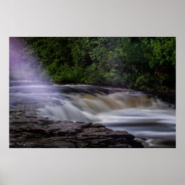 Póster Imagen de color completo de las famosas Cataratas 