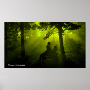 Póster Imagen de Cowboy para Poster