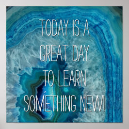 Póster Imagen de cristal del agrio mineral de rock de Geo