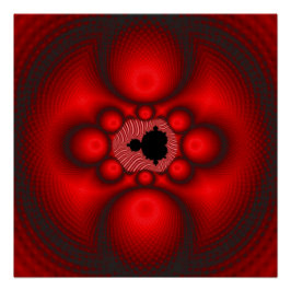 Póster Imagen de fractal de Mandelbrot de fantasía