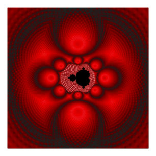 Póster Imagen de fractal de Mandelbrot de fantasía