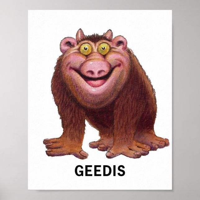 Póster Imagen de Geedis Art Print (Frente)