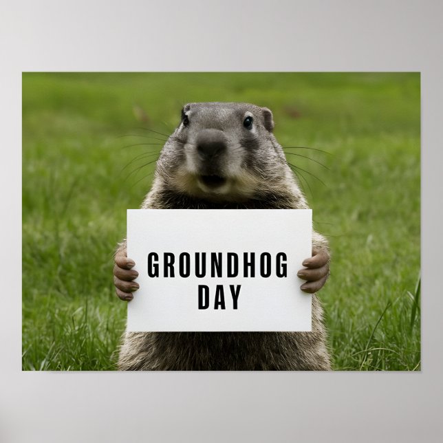 Póster Imagen de Groundhog Day (Frente)
