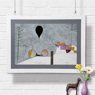 Póster Imagen de invierno Resumen de Paul Klee