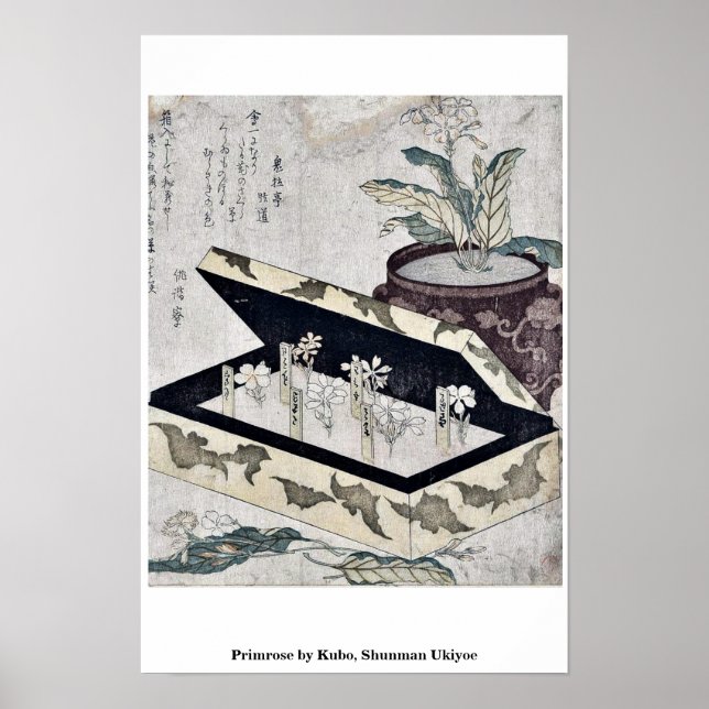 Póster Imagen de Kubo, Shunman Ukiyoe (Frente)