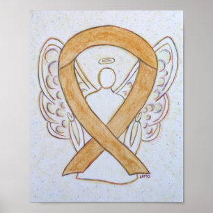 Póster Imagen de la cinta de la toma de conciencia Ángel