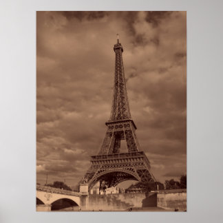Póster Imagen de la Torre Eiffel