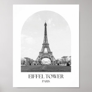 Póster Imagen de la Torre Eiffel Arco