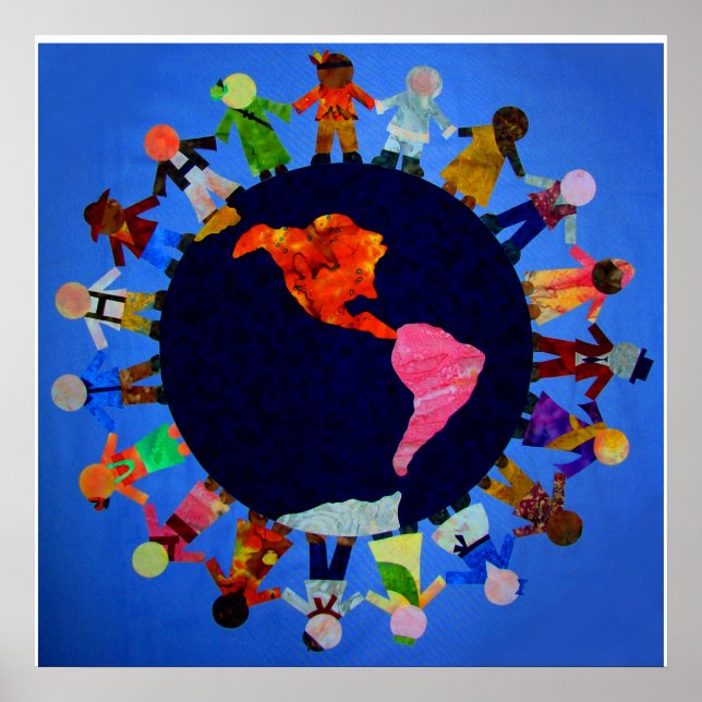 Póster Imagen de los niños de todo el mundo: (Frente)