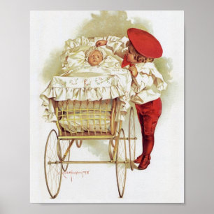 Póster Imagen de Maud Humphrey Baby en Pram