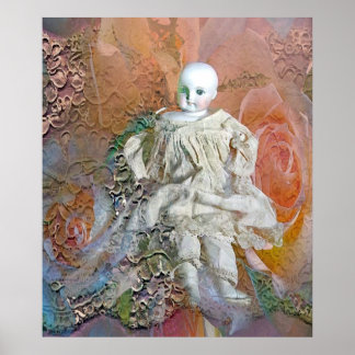 Póster Imagen de muñeca victoriana