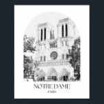 Póster Imagen de Notre Dame Paris Arch<br><div class="desc">Imagen de Notre Dame Paris Arch</div>