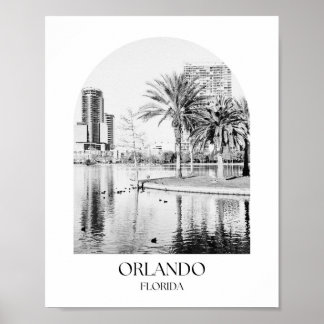 Póster Imagen de Orlando Florida Arch Photo Print